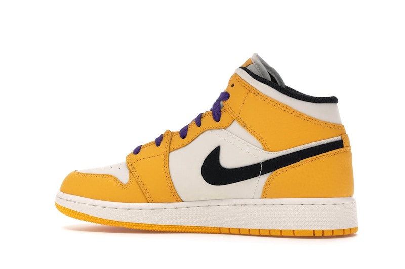 Jordan 1 Mid SE Lakers (GS)