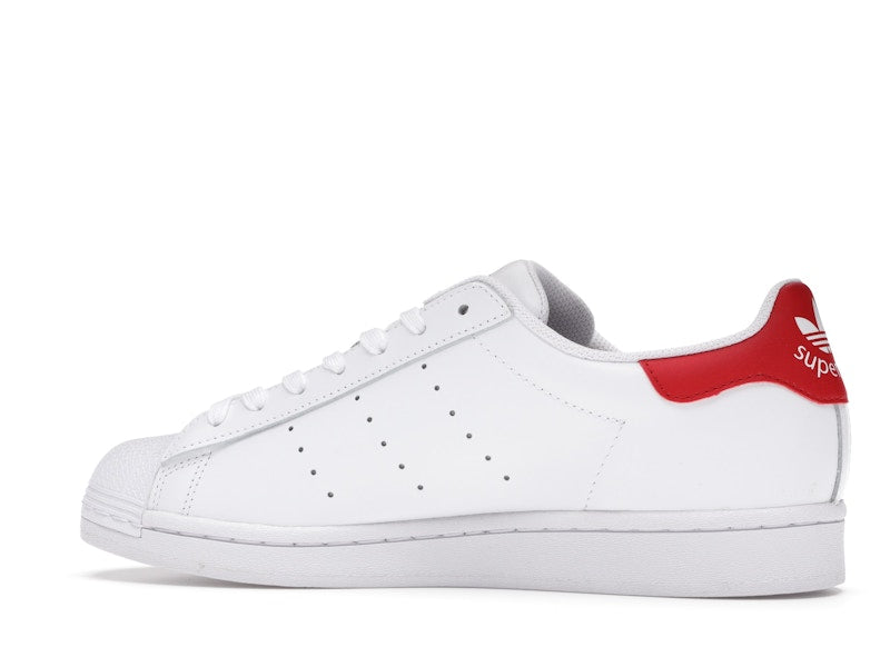 adidas Superstan White Scarlet