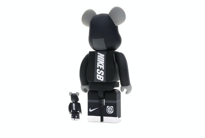 Bearbrick Nike SB 100% & 400% Set Black
