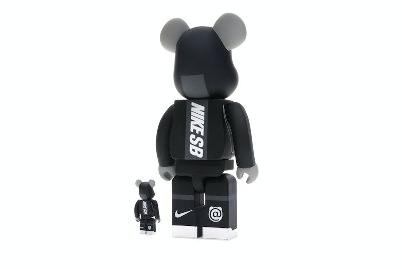Bearbrick Nike SB 100% & 400% Set Black