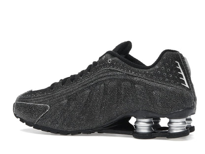 Nike Shox R4 Black Distressed Leather