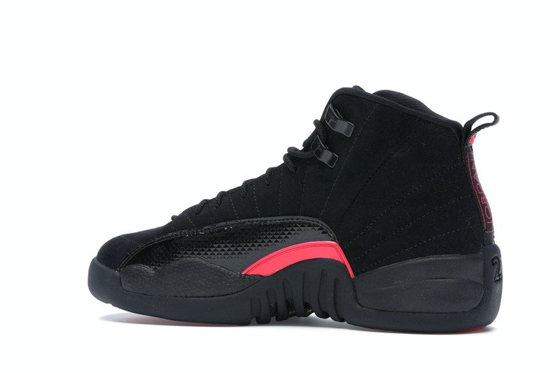 Jordan 12 Retro Black Rush Pink (GS)