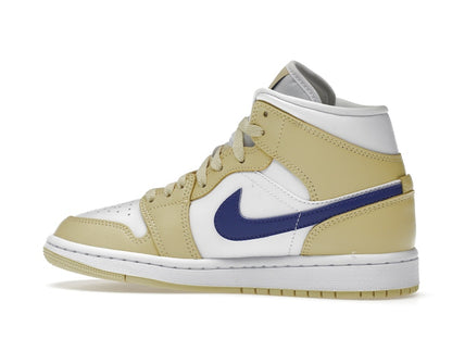 Jordan 1 Mid Lemon Wash Lapis (Women's)