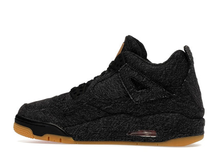Jordan 4 Retro Levi's Black (GS) (Levi's Tag)