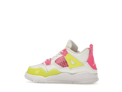 Jordan 4 Retro White Lemon Pink (PS)