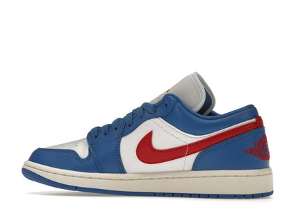 Jordan 1 Low Sport Blue Gym Red (Women's)