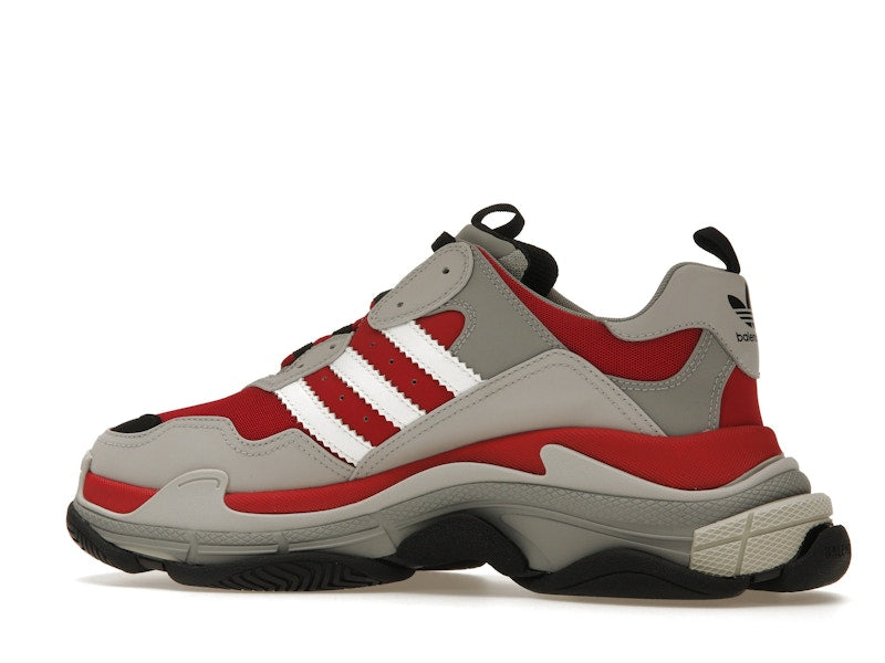 Balenciaga x adidas Triple S Red Grey Black