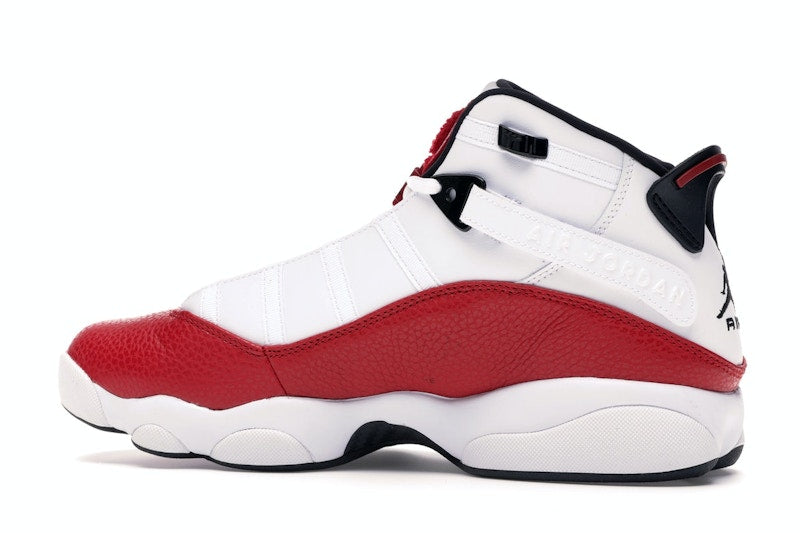 Jordan 6 Rings White University Red