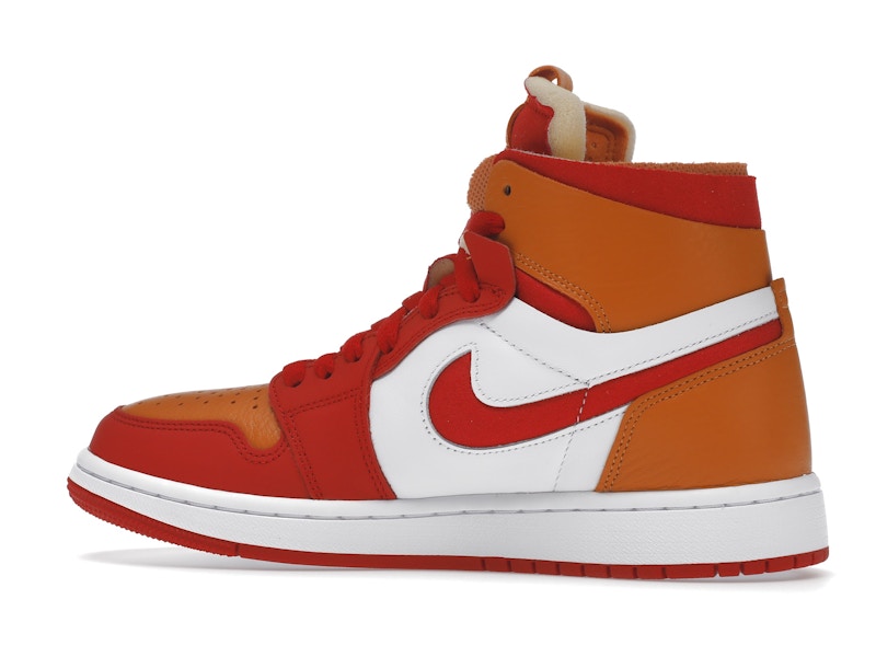 Jordan 1 High Zoom Air CMFT Fire Red Hot Curry (Women's)
