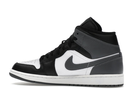 Jordan 1 Mid Black White Iron Grey