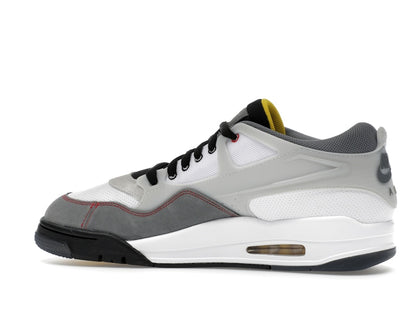 Jordan 4 RM Premium White Black Smoke Grey Fire Red