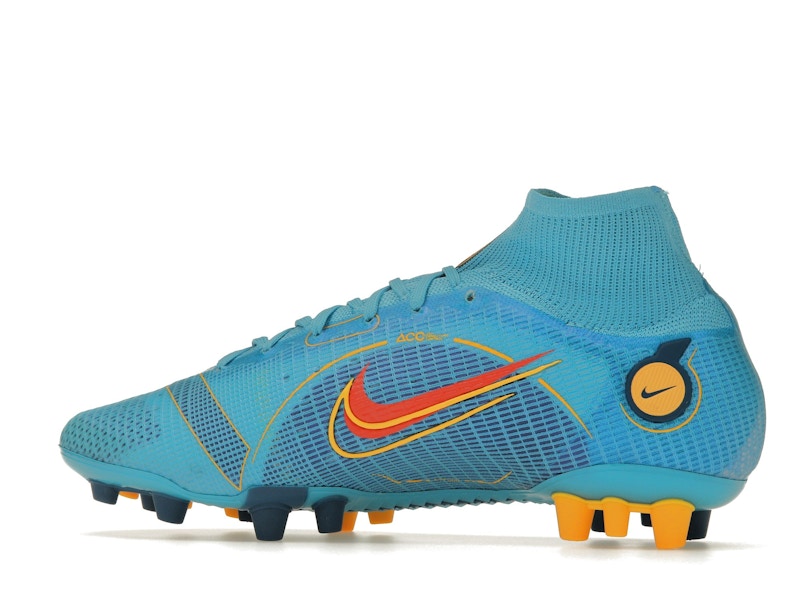 Nike Mercurial Superfly 8 Elite AG Chlorine Blue Laser Orange