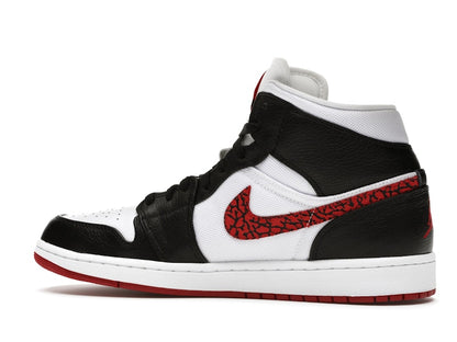 Jordan 1 Phat White Red Black (Elephant Print)