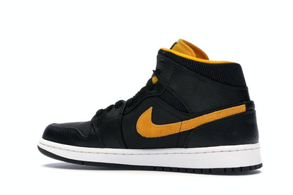 Jordan 1 Mid Black University Gold