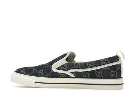 Gucci Tennis 1977 Slip On Denim