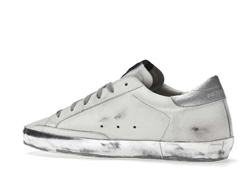 Golden Goose Super-Star White Silver Sparkle (Women's)