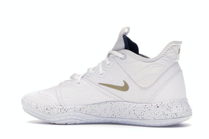 Nike PG 3 White Gold Navy