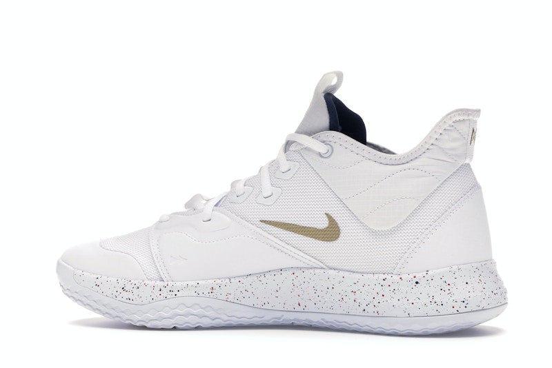 Nike PG 3 White Gold Navy
