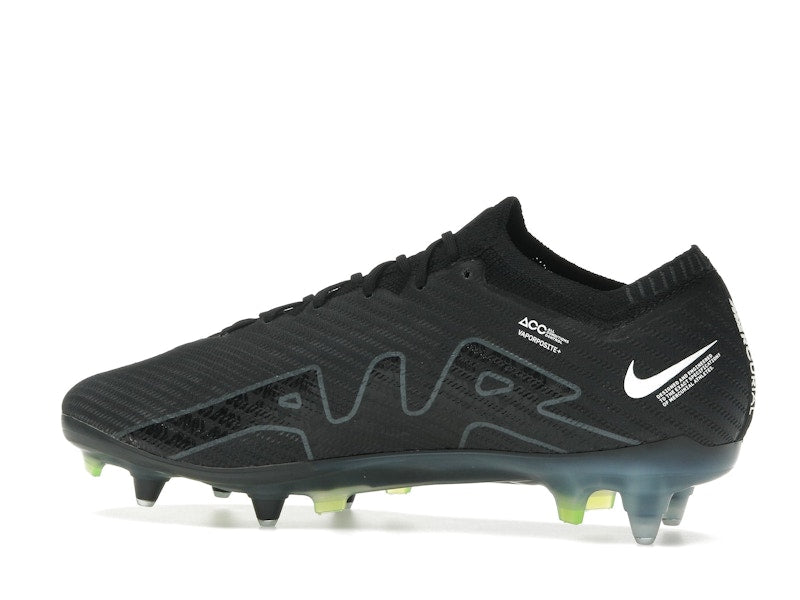 Nike Zoom Mercurial Vapor 15 Elite SG-Pro Anti-Clog Traction Black White Volt