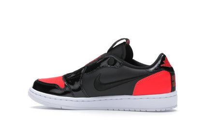 Jordan 1 Low Slip Black Hot Punch (Women's)