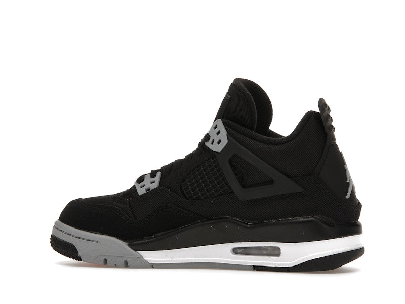 Jordan 4 Retro Black Canvas (GS)