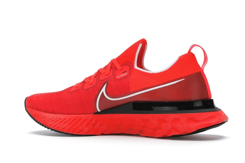 Nike React Infinity Run Flyknit Bright Crimson Black