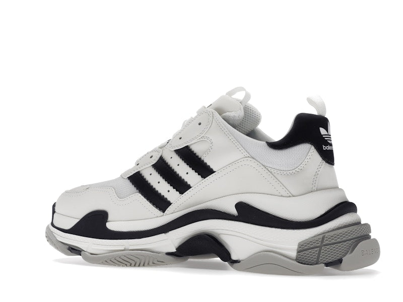 Balenciaga x adidas Triple S White Black