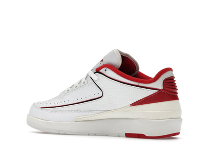 Jordan 2 Retro Low White Varsity Red