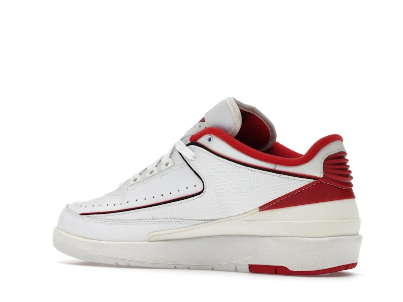 Jordan 2 Retro Low White Varsity Red