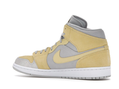 Jordan 1 Mid Mixed Textures Yellow