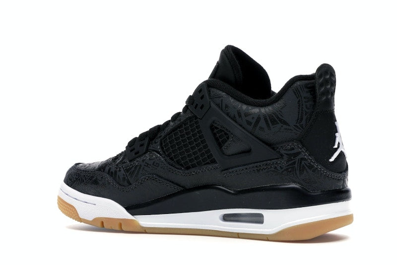 Jordan 4 Retro Laser Black Gum (GS)