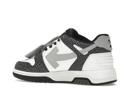 OFF-WHITE Out Of Office OOO Low Tops Black Grey with Dots