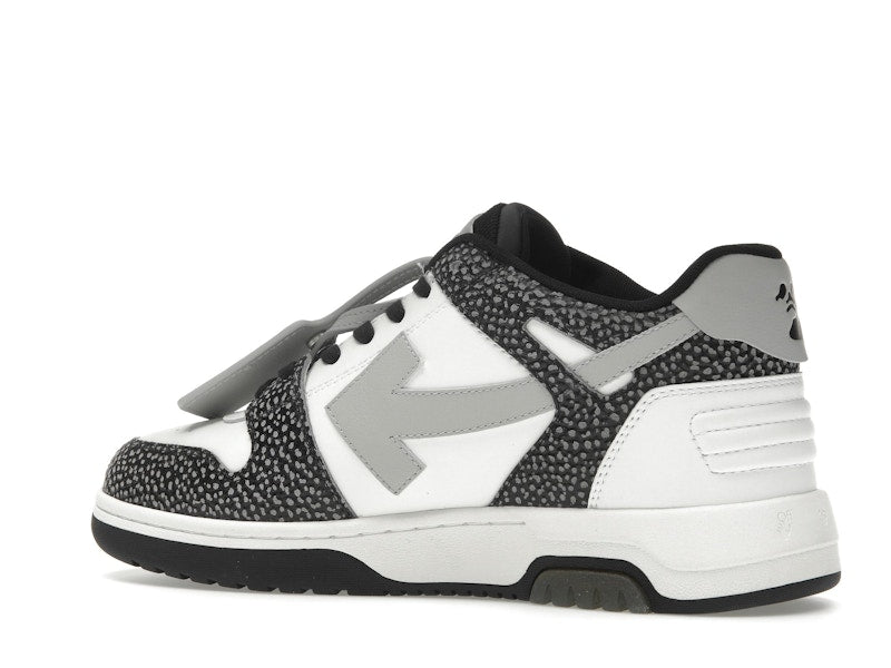 OFF-WHITE Out Of Office OOO Low Tops Black Grey with Dots