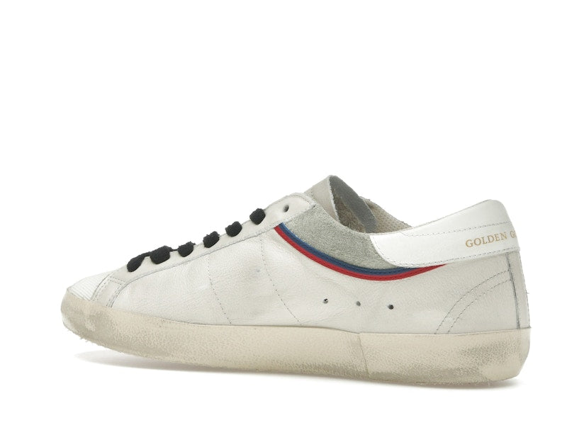 Golden Goose Super Star White Grey Red Blue