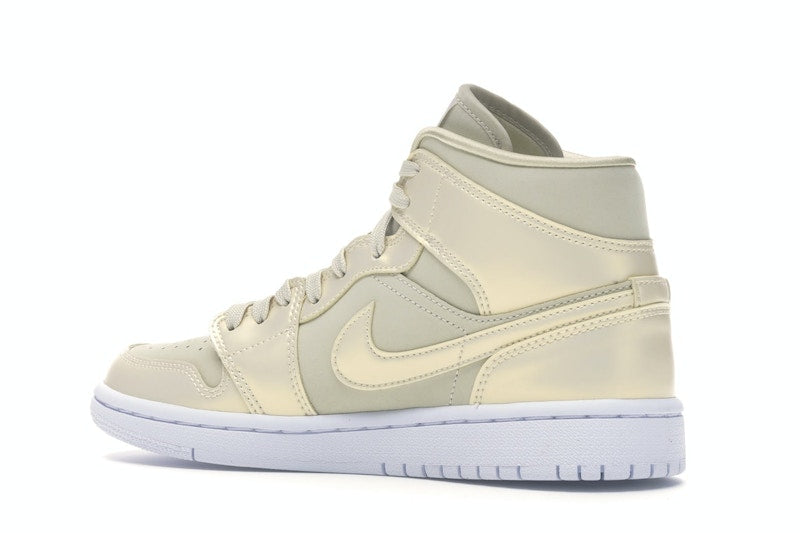 Jordan 1 Mid Goose Feather Yellow (Women's)