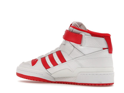 adidas Forum Mid Cloud White Vivid Red