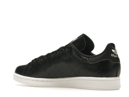 adidas Stan Smith Cracked Leather Black Gold (Women's)