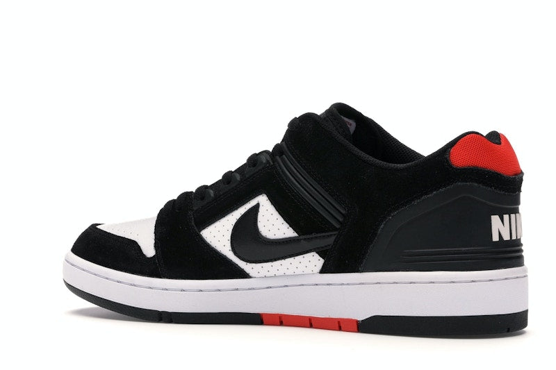 Nike SB Air Force 2 Low Black White Habanero Red