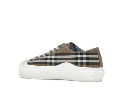Burberry Low Top House Check Sneaker Taupe Brown (Women's)