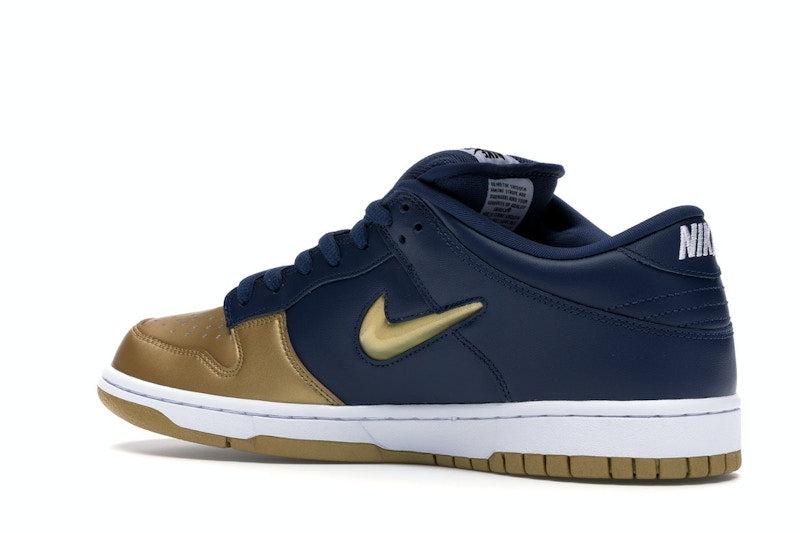 Nike SB Dunk Low Supreme Jewel Swoosh Gold