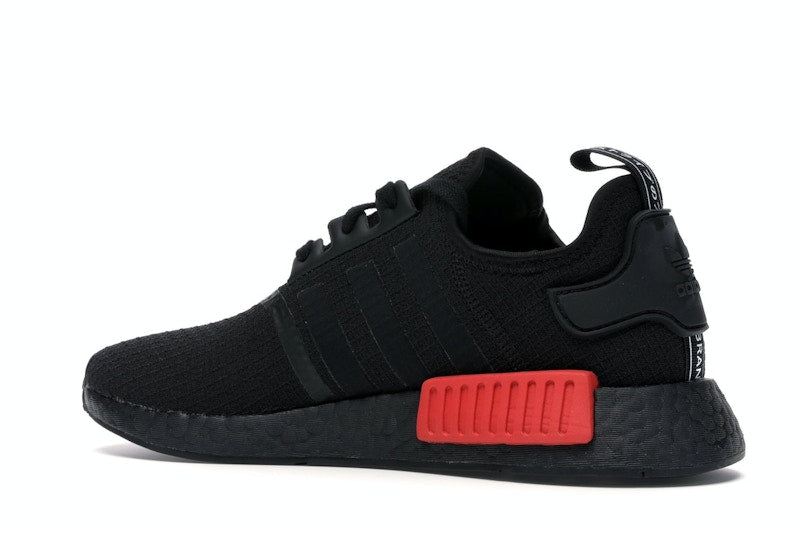 adidas NMD R1 Core Black Lush Red