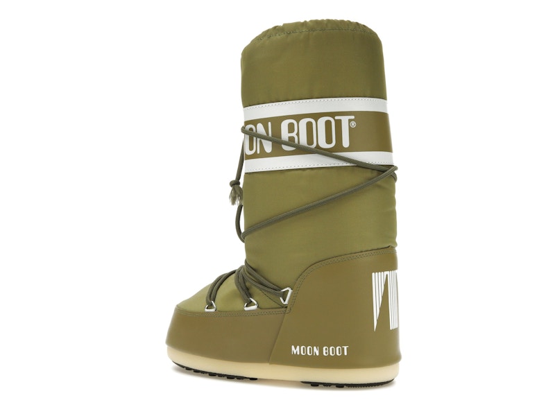 Moon Boot Icon Nylon Boot Khaki