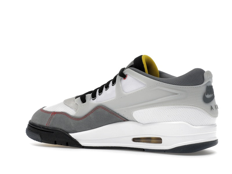Jordan 4 RM Premium White Black Smoke Grey Fire Red