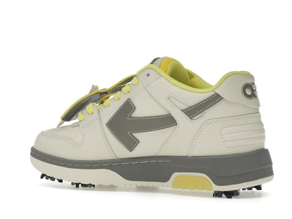 OFF-WHITE Out Of Office OOO Low Tops Golf Paris Hilinski Gray Yellow