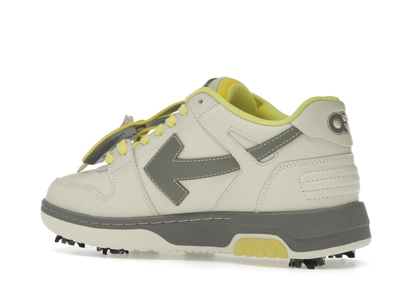 OFF-WHITE Out Of Office OOO Low Tops Golf Paris Hilinski Gray Yellow