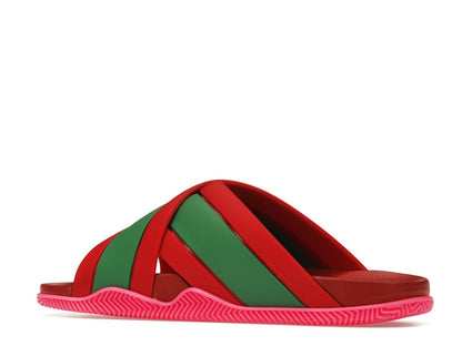 Gucci Web Slide Pink Rubber (Women's)