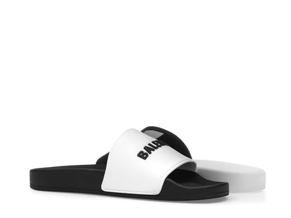 Balenciaga Pool Slides White Black (Women's)