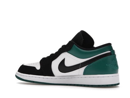 Jordan 1 Low White Black Mystic Green