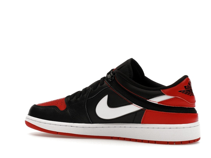 Jordan 1 Low FlyEase Black White Gym Red