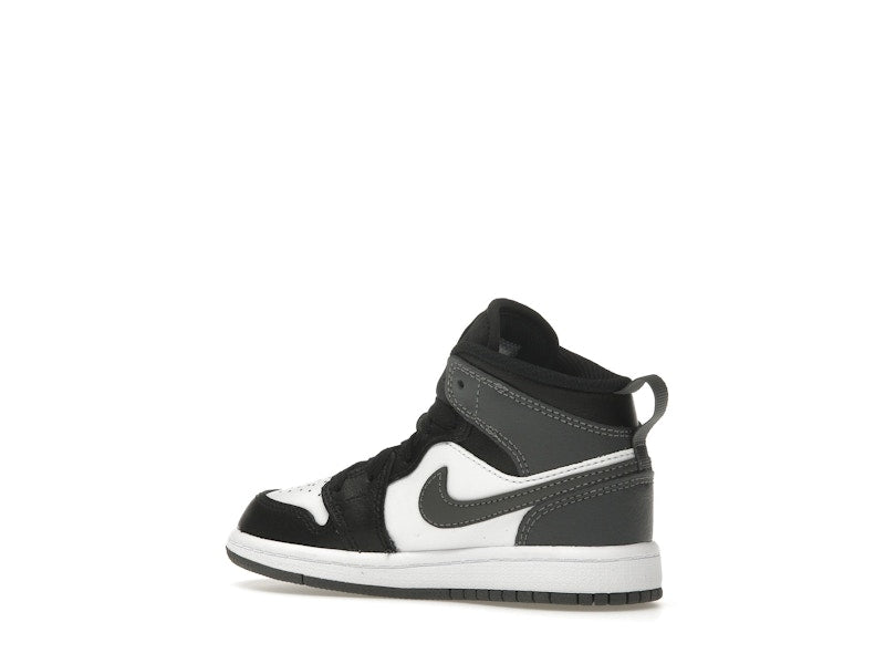 Jordan 1 Mid Black White Iron Grey (PS)